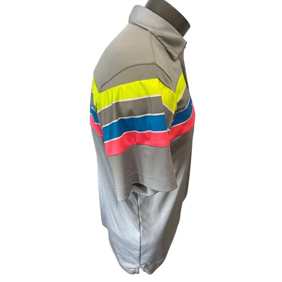 Under Armour HeatGear Mens Large Colorful Short Sleeve Polo - Picture 4 of 5